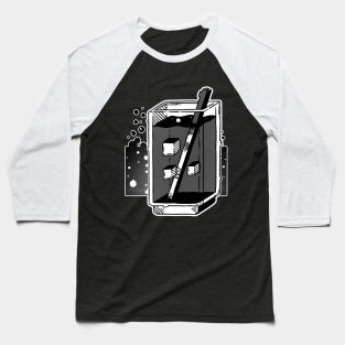 Tall, Dark, and Icy Coffee Baseball T-Shirt